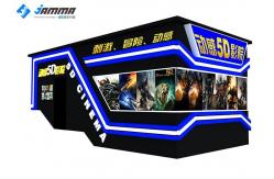 China Indoor Entertainment 5D Movie Theater With High Speed Fan Motion Chairs Multiplayer supplier