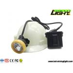 450mA 216Lum Underground Mining Cap Lamps Rechargeable Led Headlamp 1.67W for sale