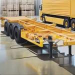 CIMC High Tensile Steel 70Tons Loading Capacity 20 or 40inch Skeleton Semi Trailer for sale