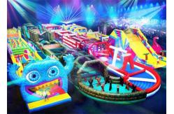 China Indoor Games Inflatable Theme Park For Kids And Adults Entermainment supplier