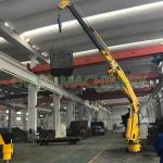 Hydraulic 1.5T 10M Telescopic Boom Marine Gantry Crane