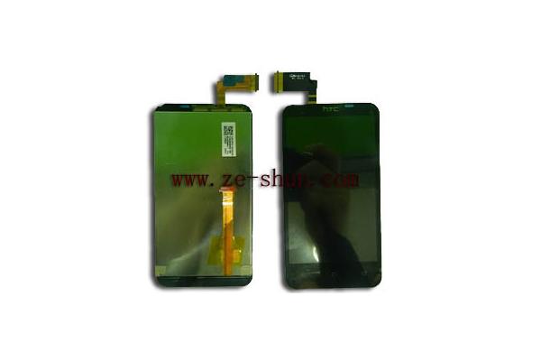 Black Cell Phone LCD Screen Replacement for HTC Desire VC / T328D