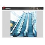 30°/35°Indoor And Outdoor Elevator Moving Walk Escalator With VVVF Driving Control System for sale