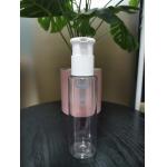 Adjustable Output 0.4cc Plastic Lotion Pump For Hand Sanitizer Bottle With External Spring for sale