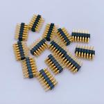 Customized 2.0mm Pitch Brass Pogo Pin 2row 14Pin Spring Loaded Connectors Male Gender for sale