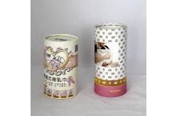 China Water Proof Recyclable Cylinder Paper Cans Packaging for Handkerchief Scarves Nursing Towel supplier