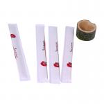 Bamboo twin chospsticks sushi disposable chopsticks with full paper wrapped for sale