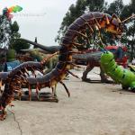 Well Treated Steel Frame Animatronic Centipede Giant Robotic Animals Waterproof for sale