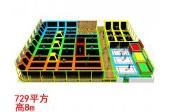 China Professional Indoor Trampoline Park With Pvc Pp Nylon Materials supplier