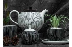 China OEM ODM Scratch Proof 15 Piece Porcelain Coffee Set For 6 supplier