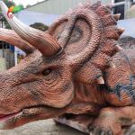 Animatronic Triceratops Model For Theme Park Decoration