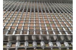 China 201 Stainless Monofilament Steel Mesh Conveyor Belt Braided Conveyor Drying supplier