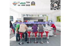 China Modern White Cube Inflatable Booth Tent For Garden Party And Event supplier