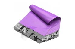 China Low MOQ Purple 10x13 LDPE Poly Packaging Bag For Shipping Tear Proof supplier