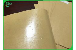 China Waterproof 150gsm Brown Kraft Paper With PE Coated For Nuts Bag supplier