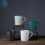 OEM Art Decor Porcelain Cups And Saucers Colored for sale