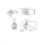 Easy Install Manual Transmission System Gear Shifting / Selecting Cable Control Lever