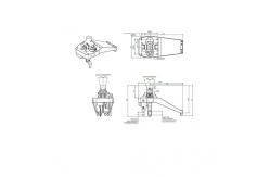 China Easy Install Manual Transmission System Gear Shifting / Selecting Cable Control Lever supplier