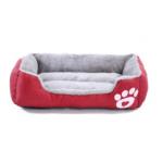 28 Inch Machine Washed Pet Calming Beds Soft Luxury Square Plush Dog Sofa for sale