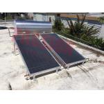 Hybrid Flat Plate Solar Water Heater , Solar Thermal Heating System Aluminum Frame