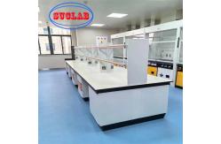 China Custom Chemistry Lab Bench With Cabinet DTC Hinges And Phenolic Countertop supplier