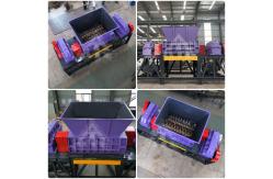 China Two Shaft Plastic Shredder Multifunctional Tin Can Shredder Machine supplier