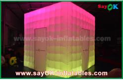 China Inflatable Photo Studio Customized  Shape PVC Coating Inflatable LED Photo Booth With Charming supplier