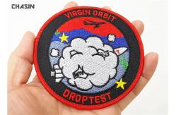 China Aviation Club Clothing Embroidery Patches Heat Press Badge Embroidered Patches supplier