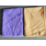 Big Pearl Purple Hand Microfiber Kitchen Towels 40*40cm 350gsm for sale
