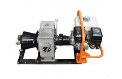 China 3 Ton Diesel Engine Single Drum Capstan Cable Pulling Winch supplier