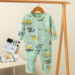 Autumn Children printed pyjama set Full Flower Long Pyjamas Set for sale