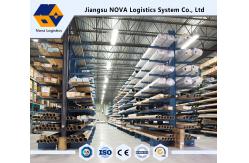 China NOVA Cantilever Warehouse Storage Rack 75mm Adjustable With 500 Kg Per Arm supplier
