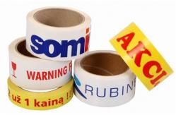 China 48mm * 120yds Printed Packaging Tape sticky pressure senditive Strong Adhesive supplier