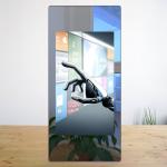 1920x1080 43in Smart Interactive Fitness Mirror With Mounting Rack for sale