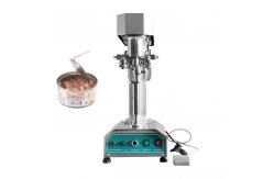 China 20pcs / Min Can Sealing Machine For Plastic Containers Coffee Canning Machine supplier