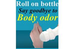 China Odor Control Plastic Roll On Bottle HDPE For Women And Men supplier