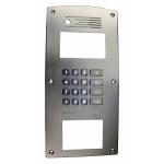 Explosion proof 16 keys metal keypad customized blue backlit keypad for sale