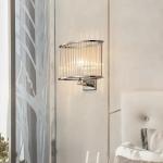 High Temperature Resistant Clear Glass Wall Sconces High Transmittance AC220V for sale