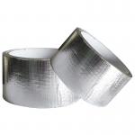 HVAC Aluminum Foil Tape Reinforced Thermal Insulation Laminated PE Mesh Tape for sale