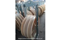 China Transmission Line Stringing Tools Bundled Conductor Pulley Block 822mm Diameter supplier