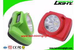 China Brightest Cordless Mining Cap Lights Electrical Protection Hard PC Material supplier