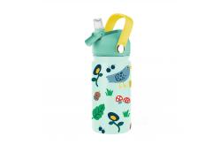 China 12oz 350ml Double Wall Leakproof Reusable Insulated Water Bottle For Coffee Tea supplier