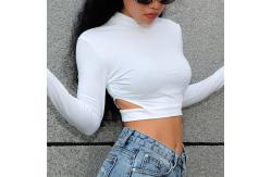 China Fitness Clothing Long Sleeve T-Shirt Women Sexy supplier