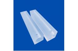 China Frosted Fused Silica Laser Cavity 99.99% Pure Quartz High Precision Parts supplier