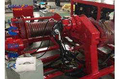 China Double Wheel Hydraulic Puller And Hydraulic Winch 77kw 103hp Cummins Engine supplier