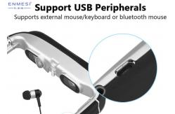 China Full HD VR Mobile Theatre Video Glasses 1080P Dual Screen Large Capacity supplier
