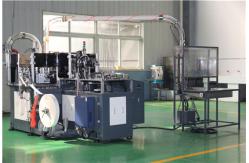 China Double Turnplate Paper Tea Cup Making Machine 0.4m³  / Min 0.5MPA supplier