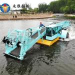 Mini Efficient Aquatic Weed Harvester Mowing Boat For One Person To Operate