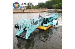 China Mini Efficient Aquatic Weed Harvester Mowing Boat For One Person To Operate supplier