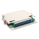 Steel Sliding Fixed Sc FTTH Termination Box , 24 Port Fiber Termination Box for sale